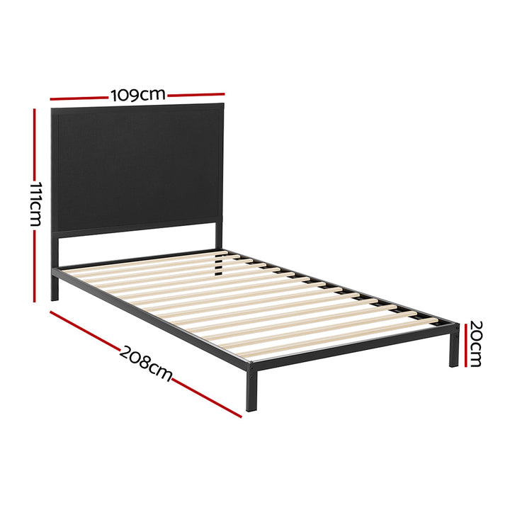 Artiss Bed Frame King Single Size Metal Frame PADA