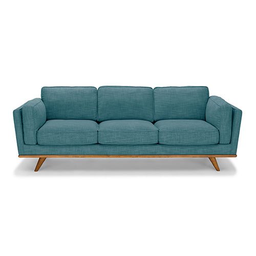 3+2 Seater Sofa Teal Fabric Lounge Set for Living Room Couch with Wooden Frame